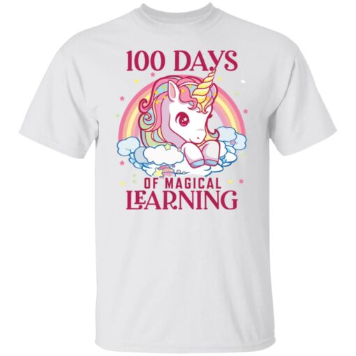 Unicorn 100 day of magical learning shirt $19.95 redirect01272022000122 6