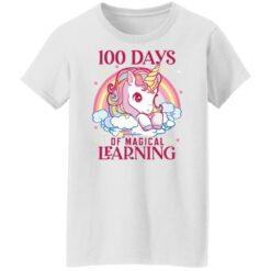 Unicorn 100 day of magical learning shirt $19.95 redirect01272022000122 8
