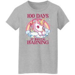 Unicorn 100 day of magical learning shirt $19.95 redirect01272022000122 9