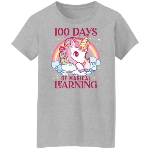 Unicorn 100 day of magical learning shirt $19.95 redirect01272022000122 9