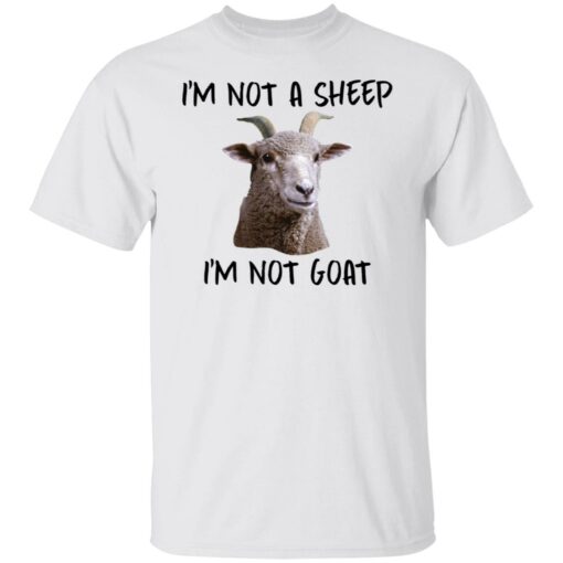 I'm not a sheep i'm not goat shirt $19.95 redirect01272022220117 6