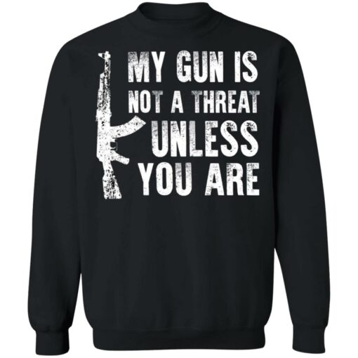 My gun is not a threat unless you are shirt $19.95 redirect02072022010249 2