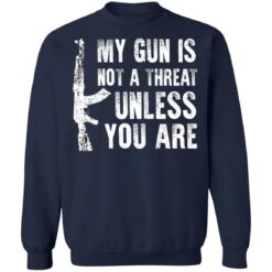 My gun is not a threat unless you are shirt $19.95