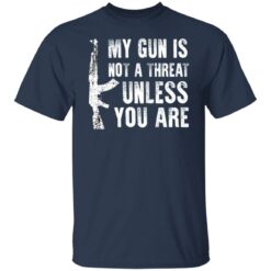 My gun is not a threat unless you are shirt $19.95 redirect02072022010249 5