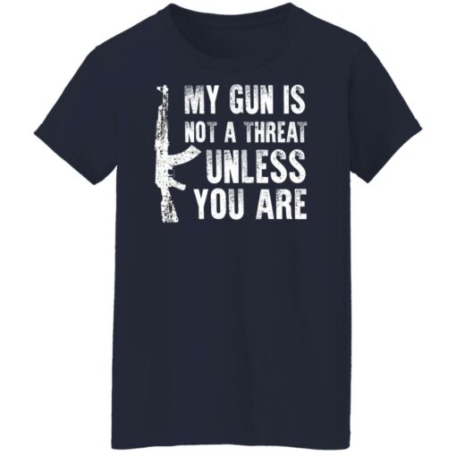 My gun is not a threat unless you are shirt $19.95