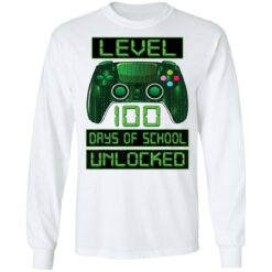 Level 100 days of school unlocked shirt $19.95 redirect02072022230238 1