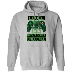 Level 100 days of school unlocked shirt $19.95 redirect02072022230238 2