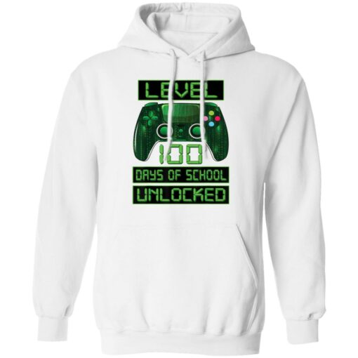 Level 100 days of school unlocked shirt $19.95 redirect02072022230238 3