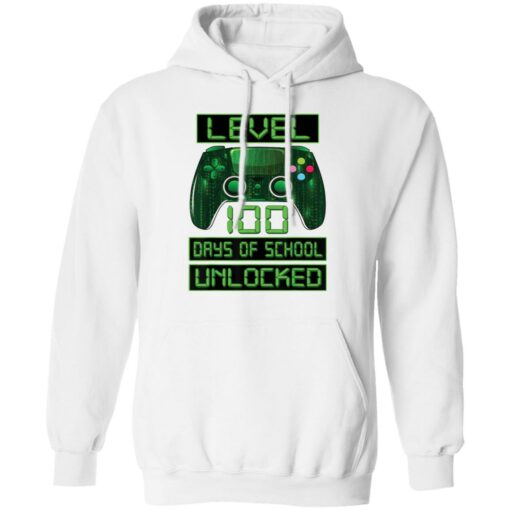 Level 100 days of school unlocked shirt $19.95