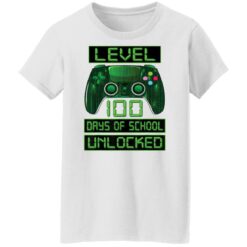 Level 100 days of school unlocked shirt $19.95 redirect02072022230238 8