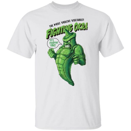The most violent vegetable fighting okra shirt $19.95 redirect02082022040231 2