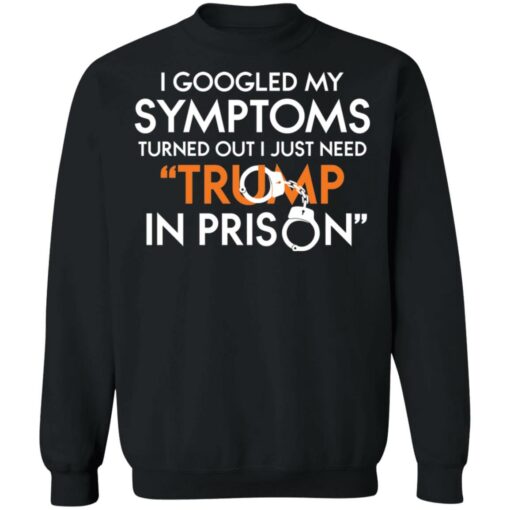 I googled my symptoms turns out i just need Tr*mp in prison shirt $19.95 redirect02082022220239 3