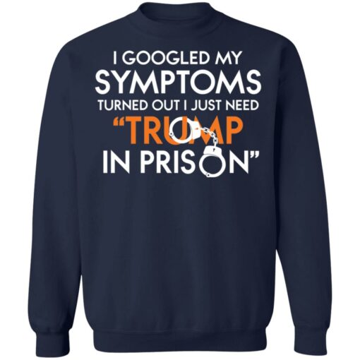I googled my symptoms turns out i just need Tr*mp in prison shirt $19.95 redirect02082022220239 4