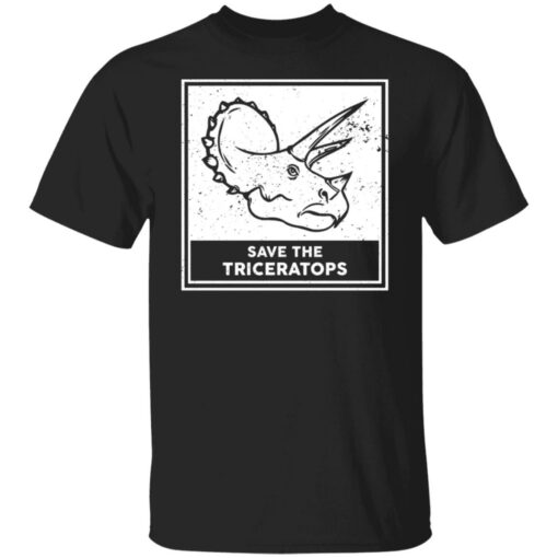 Save the triceratops shirt $19.95