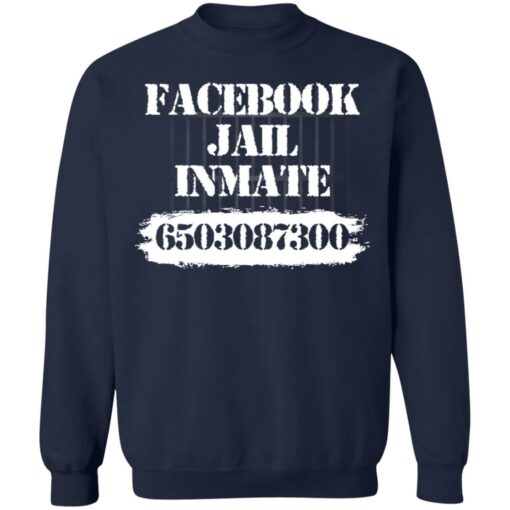 Facebook jail inmate 6503087300 shirt $19.95