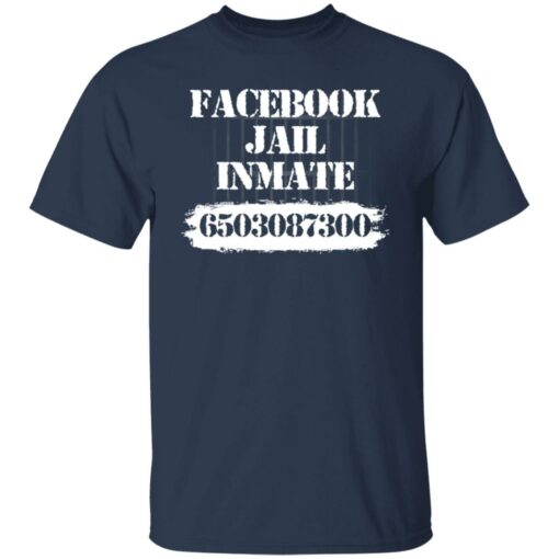 Facebook jail inmate 6503087300 shirt $19.95