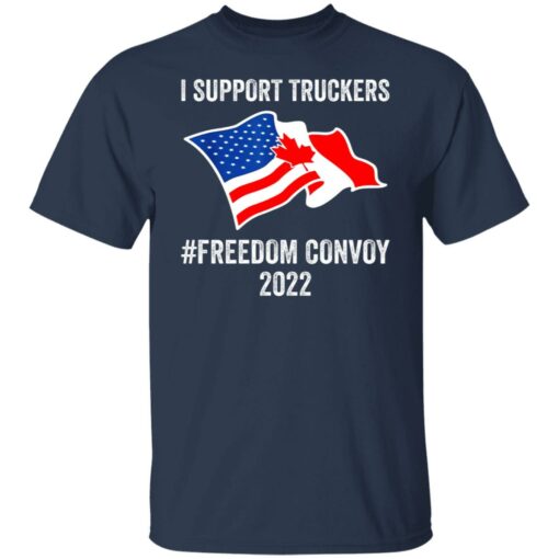I support truckers freedom convoy 2022 shirt $19.95 redirect02152022220219 7