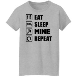 Eat sleep mine repeat shirt $19.95 redirect02152022220224 9