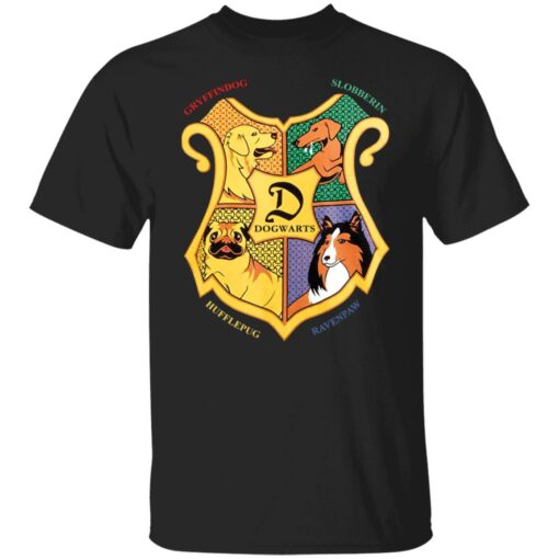 Dogwarts gryffindog slobberin hufflepug ravenpaw shirt $19.95