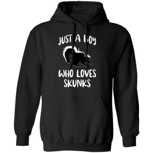 Squirrel just a boy who loves skunks shirt $19.95 redirect02212022010215 2
