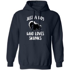Squirrel just a boy who loves skunks shirt $19.95 redirect02212022010216