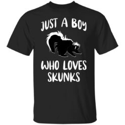 Squirrel just a boy who loves skunks shirt $19.95 redirect02212022010216 3