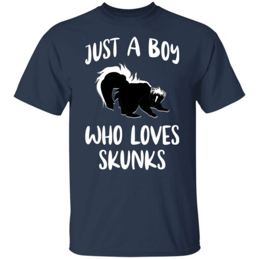 Squirrel just a boy who loves skunks shirt $19.95 redirect02212022010216 4