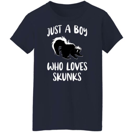 Squirrel just a boy who loves skunks shirt $19.95 redirect02212022010216 6