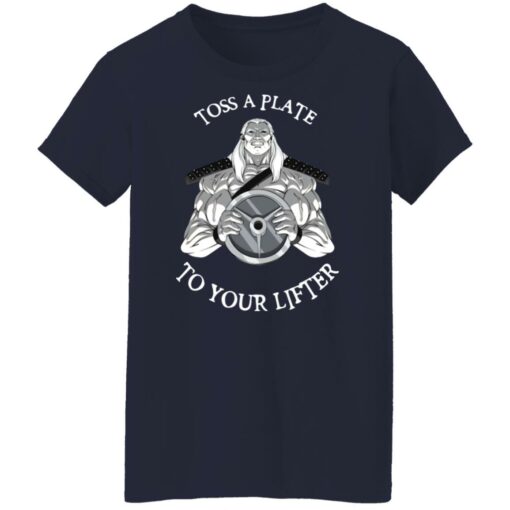 Toss a plate to your lifter shirt $19.95