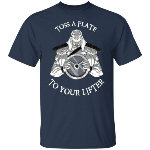 Toss a plate to your lifter shirt $19.95