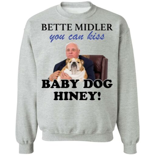 Jim Justice Bette Midler you can kiss baby dogs hiney shirt $19.95 redirect02222022040221 4