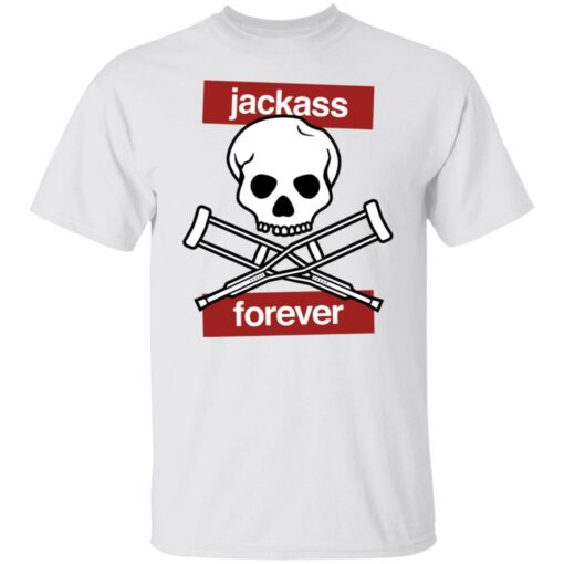 Jackass forever red skull and crutches warning shirt $19.95 redirect02232022230206 6