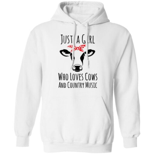 Just a girl who loves cows and country music shirt $19.95 redirect02242022060235 3