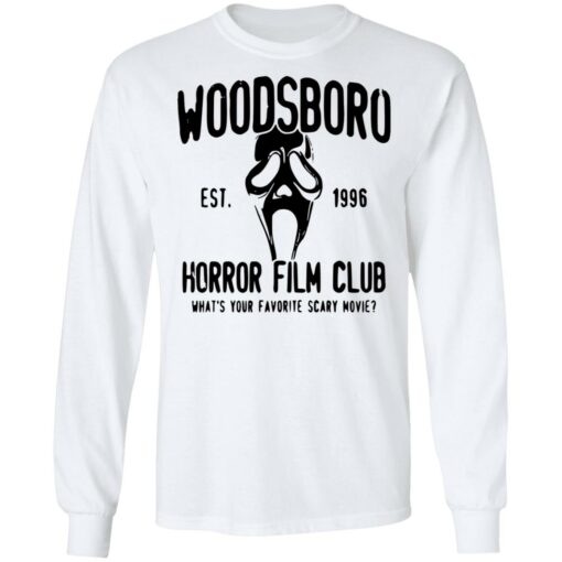 Ghost woodsboro est 1996 horror film club shirt $19.95