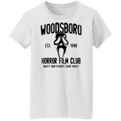 Ghost woodsboro est 1996 horror film club shirt $19.95