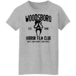 Ghost woodsboro est 1996 horror film club shirt $19.95