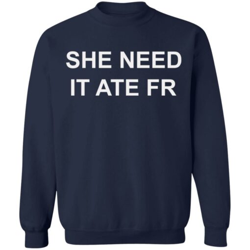 She need it ate fr shirt $19.95