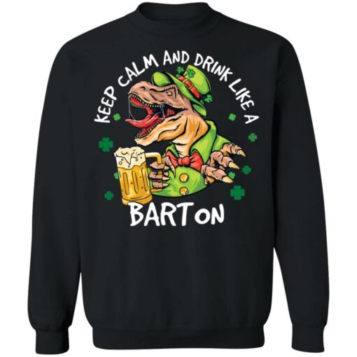 Rex keep calm and drink like a bart on shirt $19.95