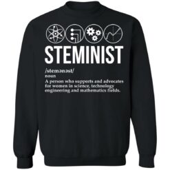 Steminist noun a person who supports and advocates shirt $19.95 redirect03082022000314 4