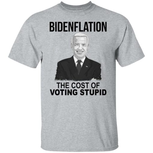 B*denflation the cost of voting stupid shirt $19.95 redirect03082022000321 7