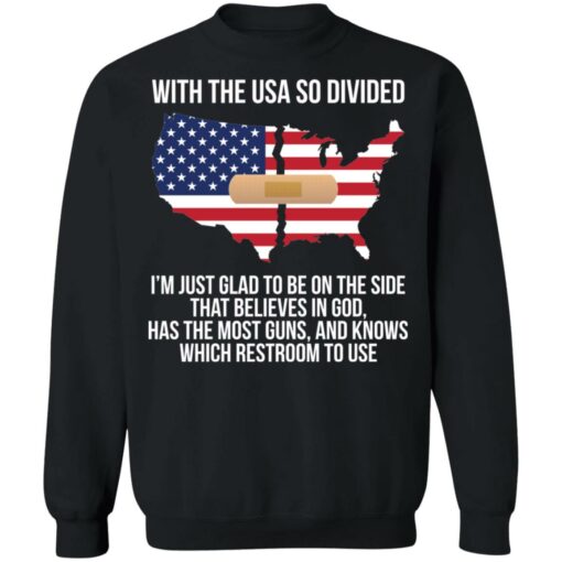 With the usa so divided i’m just glad to be on the side shirt $19.95 redirect03082022230350 4