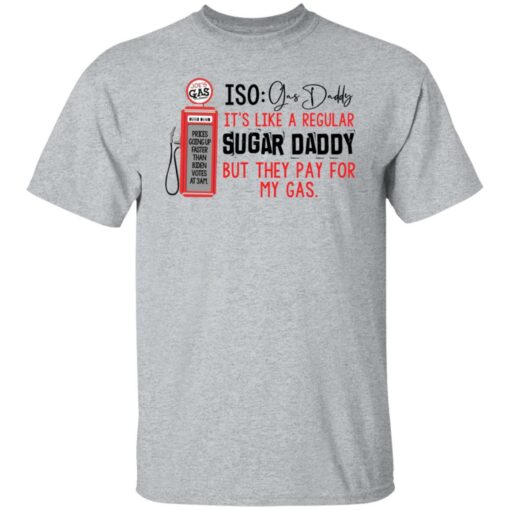 Joe’s gas iso gas daddy it's like a regular sugar daddy shirt $19.95