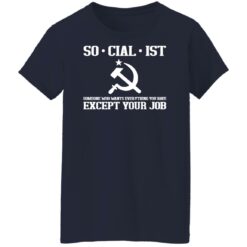 Socialist someone who wants everything you have except your job shirt $19.95