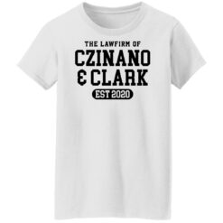 The lawfirm of czinano and clark est 2020 shirt $19.95 redirect03162022000346 12