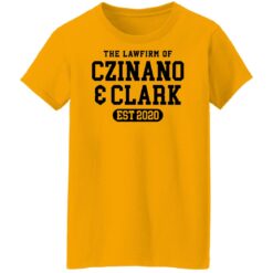 The lawfirm of czinano and clark est 2020 shirt $19.95 redirect03162022000346 13