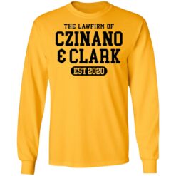 The lawfirm of czinano and clark est 2020 shirt $19.95 redirect03162022000346 5