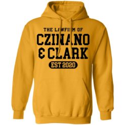The lawfirm of czinano and clark est 2020 shirt $19.95 redirect03162022000346 7