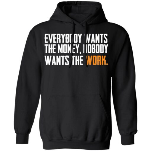 Everybody wants the money nobody wants the work shirt $19.95 redirect03172022000300 2