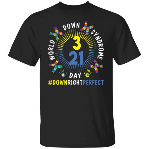 World down syndrome day down right perfect shirt $19.95