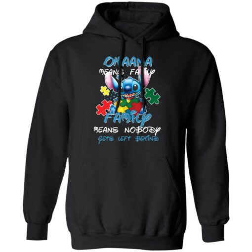 Stitch ohana means family family means nobody gets left behind shirt $19.95
